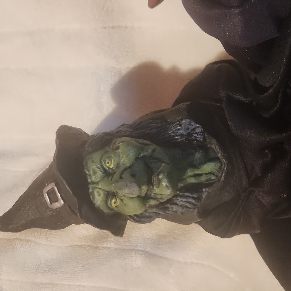 Vintage, Halloween, Witch and Grim Reaper, Hanging Decorations - Picture 2 of 8